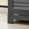 SoBuy BZR73-DG Meuble Bas de Salle de Bain Corbeille à Linge Armoire Toilette Meuble de Rangement avec 1 Tiroir et 1 Panier à Linge