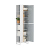 SoBuy Dulap de baie înalt cu raft deschis raft deschis gri de gri gri de salvare L50XP30XA181M BZR76-HG