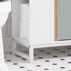 SoBuy BZR76-HG Dulap înalt de baie Dulap pentru toaletă cu rafturi de depozitare
