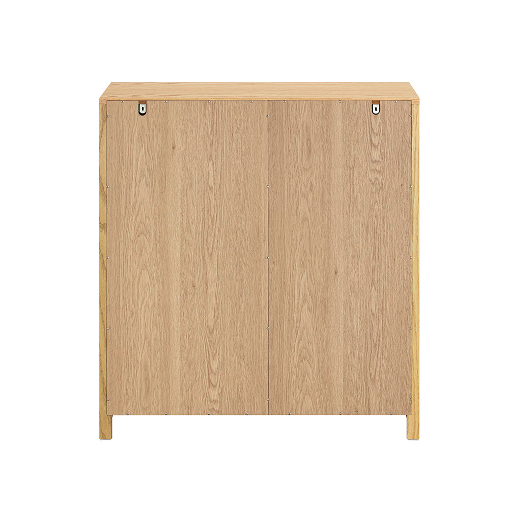 SoBuy BZR97-N Armoire à Linge avec Sac à Linge, Meuble Bas, Commode, Armoire Toilette avec 3 Tiroirs et 1 Panier à Linge