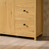 SoBuy BZR97-SN Armoire à Linge avec Sac à Linge, Meuble Bas de Salle de Bain, Armoire Toilette avec 3 Tiroirs et 1 Panier à Linge