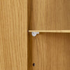 SoBuy BZR98-SN Meuble sous-Lavabo, Meuble sous-Vasque à 2 étages réglable et 2 Portes de Salle de Bain