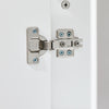SoBuy FBT105-W Dulap imprimantă pe roți, corp mobil de birou cu 2 sertare, 1 compartiment deschis și 1 dulap de birou cu rafturi, cărucior detașabil pentru dosare, alb 60×35×70 cm
