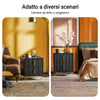 SoBuy Pat de pat cu 2 sertare masă sau masă de zi sau masă de living telefon negru 40x40x47cm, fbt115-shch