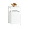 SoBuy FBT117-W Măsuță laterală, Măsuță de capăt canapea, Măsuță de cafea, Noptieră, Noptieră de pat