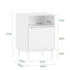 SoBuy FBT124-W Noptieră, Măsuță de Noptieră, Măsuță Laterală, Măsuță de Cafea