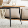 SoBuy FBT127-N Table Basse Table de Salon, Meuble de Salon Design, Structure en métal avec 2 Plateaux