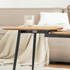 SoBuy FBT127-N Table Basse Table de Salon, Meuble de Salon Design, Structure en métal avec 2 Plateaux