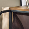 SoBuy FBT140-PF Table d’Appoint Bout de Canapé en Forme C Table Basse à thé Meuble de Salon Vintage, Structure en métal