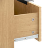 SoBuy FBT166-N Noptieră cu 2 sertare, Măsuță laterală pentru dormitor sau living, Natură l 40 x l 42 x î 47 cm