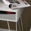 SoBuy FBT82-W Table de Chevet Table de Nuit avec 1 Tiroir, 4 Pieds