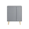 SoBuy FBT95-HG Masă auxiliară/Consolă/Noptieră cu 3 sertare și 2 rafturi de depozitare