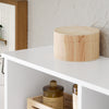 SoBuy FHK35-W Cuier de Perete, Etajeră de Depozitare, Mobilier de Hol cu 3 Compartimente și 3 Cârlige pentru Hol, Intrare, Living, Birou și Dormitor, Alb, L100xP20xH30 cm