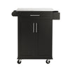 SoBuy Bucătărie Trollery Black Kitchen Cooking cu roți FKW110-SH