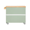 Chariot cuisine SoBuy FKW114-GR gris et bois – vue d'ensemble avec tous les accessoires