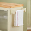SoBuy Cărucior de bucătărie cu 2 uși de sticlă credință de bucătărie cu roți bej 109x38x92cm fkw114-mi