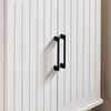 SoBuy Capacul bucătăriei de bucătărie cu roți cu sertar și 2 uși 74.5x45.5x91cm FKW119-Down