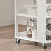 SoBuy FKW12-II-W Chariot de Service Desserte à Roulettes