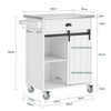 SoBuy FKW121-W Cărucior de bucătărie cu roți, cărucior de servire, 69x46x92 cm