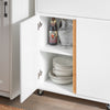 SoBuy FKW125-WN Desserte de Cuisine à roulettes Chariot de Service avec 1 Tiroirs, 2 Portes, 4 étages à l’intérieur