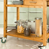 SoBuy FKW26-N Chariot de Cuisine roulant en Bambou | Prévente