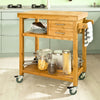 SoBuy FKW26-N Chariot de Cuisine roulant en Bambou | Prévente