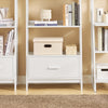 SoBuy Bibliotecă pe scară bibliotecă în Scala White FRG116-W