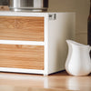 SoBuy FRG180-WN Cutie de depozitare Suport pentru capsule Nespresso Dozator Cutie