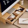 SoBuy Suport pentru PC Stand Suport pentru PC Monation Wood Birou FRG198-N