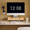 SoBuy Suport pentru PC Stand Suport pentru PC Monation Wood Birou FRG198-N