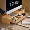 SoBuy Suport pentru PC Stand Suport pentru PC Monation Wood Birou FRG198-N