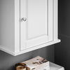 SoBuy FRG203-W Meuble Haut de Salle de Bain, 1 porte Placard Commode Meuble de Rangement