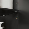 Prévente SoBuy FRG231-L-SCH Meuble Haut Salle de Bain Suspendu Armoire Murale avec Étagère Réglable et Porte Rangement Mural Compact pour Salle de Bain, WC ou Cuisine Noir 90x30x60 cm