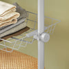 SoBuy FRG34-HG Penderie Garde-Robe Portant de vêtement 3 Barres 3 paniers