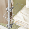 SoBuy FRG34-HG Penderie Garde-Robe Portant de vêtement 3 Barres 3 paniers