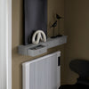 SoBuy FRG43-L-HG Etagere Murale avec 3 Tiroirs - Étagère Flottante Moderne pour Entrée, Salon, Cuisine & Chambre - Gris 94x15x10cm