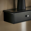 SoBuy FRG43-L-SCH Poliță de Perete cu 3 Sertare - Poliță Plutitoare Modernă pentru Hol, Living, Bucătărie & Dormitor - Negru 94x15x10cm