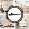 SoBuy FRG43-L-SCH Poliță de Perete cu 3 Sertare - Poliță Plutitoare Modernă pentru Hol, Living, Bucătărie & Dormitor - Negru 94x15x10cm