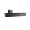 SoBuy FRG43-SCH Etajeră de perete cu 2 sertare - Etajeră plutitoare modernă pentru hol, living, bucătărie și dormitor - Negru 64x15x10cm