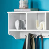 SoBuy FRG48-W Cuier Perete Etajera Baie Hol Intrares