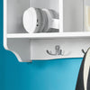 SoBuy FRG48-W Cuier Perete Etajera Baie Hol Intrares