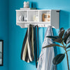 SoBuy FRG48-W Cuier Perete Etajera Baie Hol Intrares