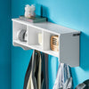 SoBuy FRG48-W Cuier Perete Etajera Baie Hol Intrares