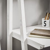SoBuy Bibliotecă pe scară bibliotecă în Scala White FRG60-W