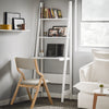 SoBuy Bibliotecă pe scară bibliotecă în Scala White FRG60-W