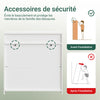 SoBuy FSB104-W Dulap de Pantofi cu Sertare și Rafturi Reglabile, Mobilier de Intrare – 80x35x82 cm, Alb