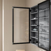 SoBuy FSB113-H-DG Armoire Murale 2 Portes avec Étagères Réglables – Meuble Rangement Suspendu pour Salle de Bain, WC et Cuisine – 80×12,2×80 cm, Charge 12 kg