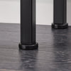 SoBuy FSB19-SCH Consolă Intrare, Mobilier Hol, Etajeră Spate Canapea – Blat Efect Marmură Neagră și Picioare Metalice – Stil Industrial Modern pentru Living, Birou, Dormitor – 120x20x65cm