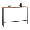 SoBuy FSB19-XL-N Consolă de hol, Mobilier de intrare, Etajeră în spatele canapelei – Structură metalică robustă, Design modern ultra-subțire – Ideal pentru living, dormitor, hol 120x20x80cm