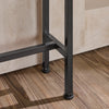 SoBuy FSB19-XL-N Consolă de hol, Mobilier de intrare, Etajeră în spatele canapelei – Structură metalică robustă, Design modern ultra-subțire – Ideal pentru living, dormitor, hol 120x20x80cm